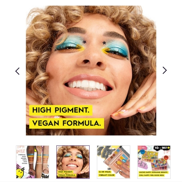 β
SOLDβ
Urban Decay X SMILEY: Naked Mucho Happy Mini Eyeshadow Palette BNIB!! - Picture 11 of 14